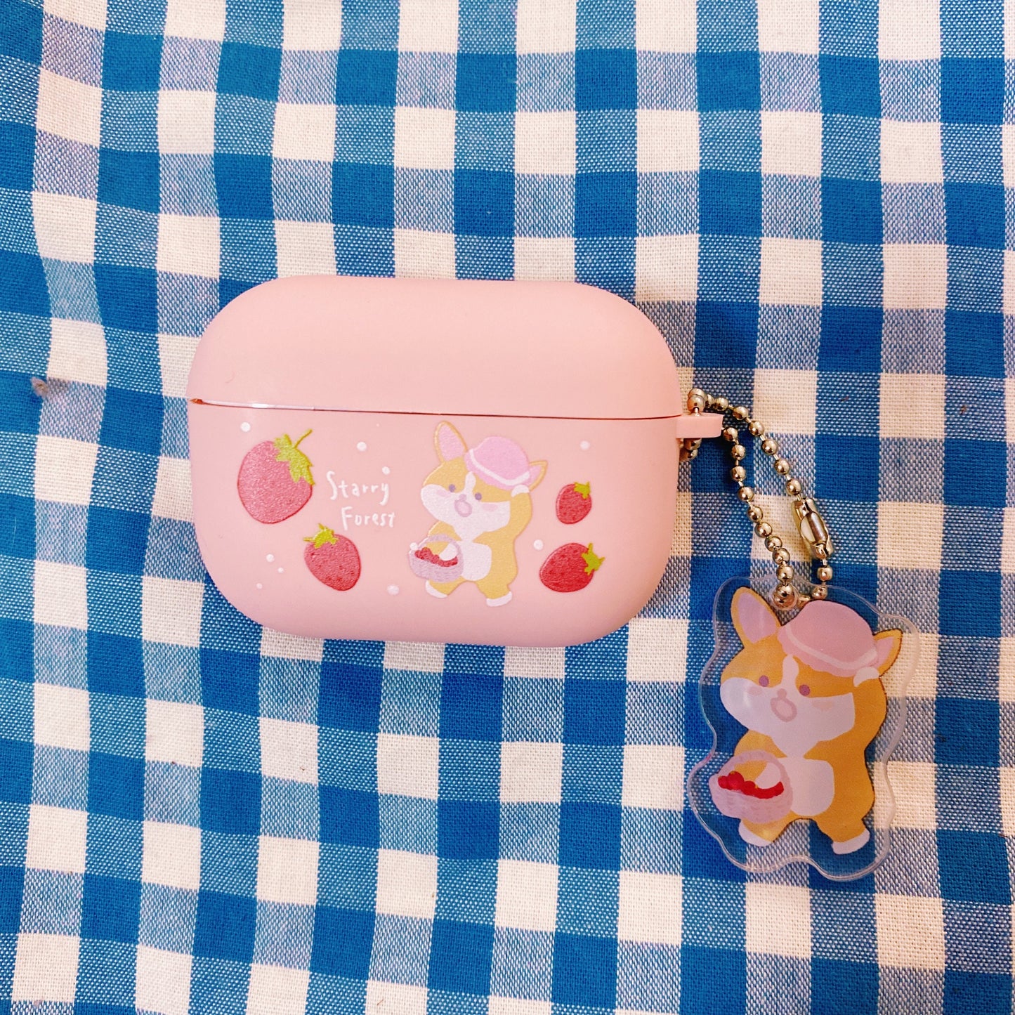 Strawberry Corgi Case for Airpods