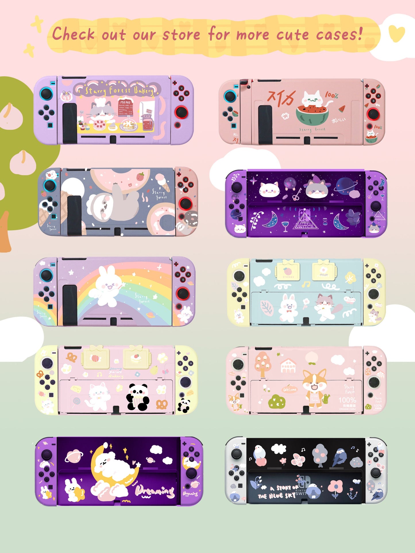 West Highland White Terrier dog Case for Nintendo Switch and Switch Oled