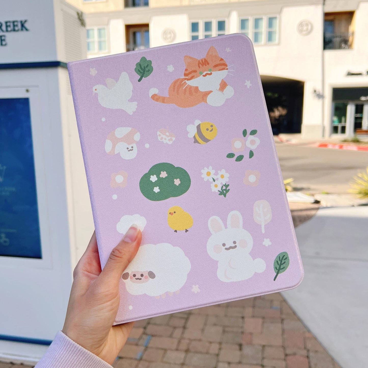 Whiskers & Blooms Case for iPad and Kindle