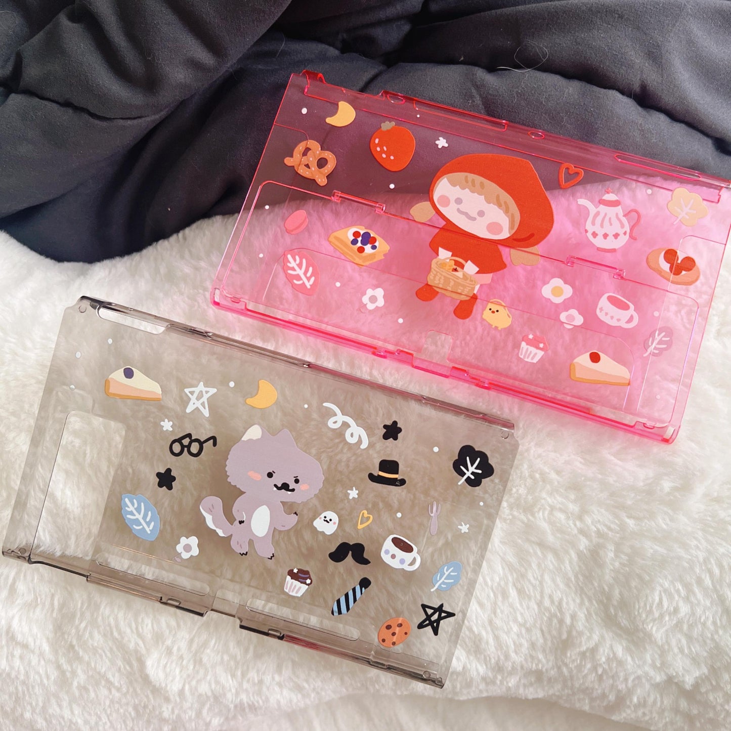 Little Red Riding Hood and Wolf Case for Nintendo Switch/Switch OLED