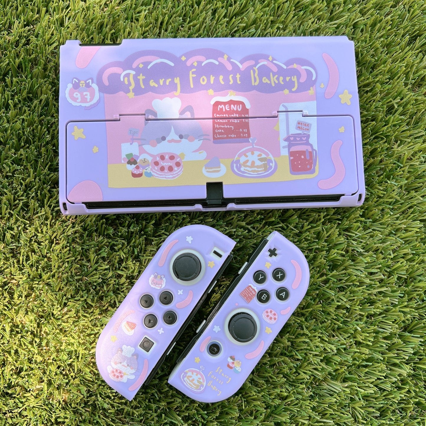 Cat Bakery Case for Nintendo Switch 2, Switch, Switch Oled and Lite
