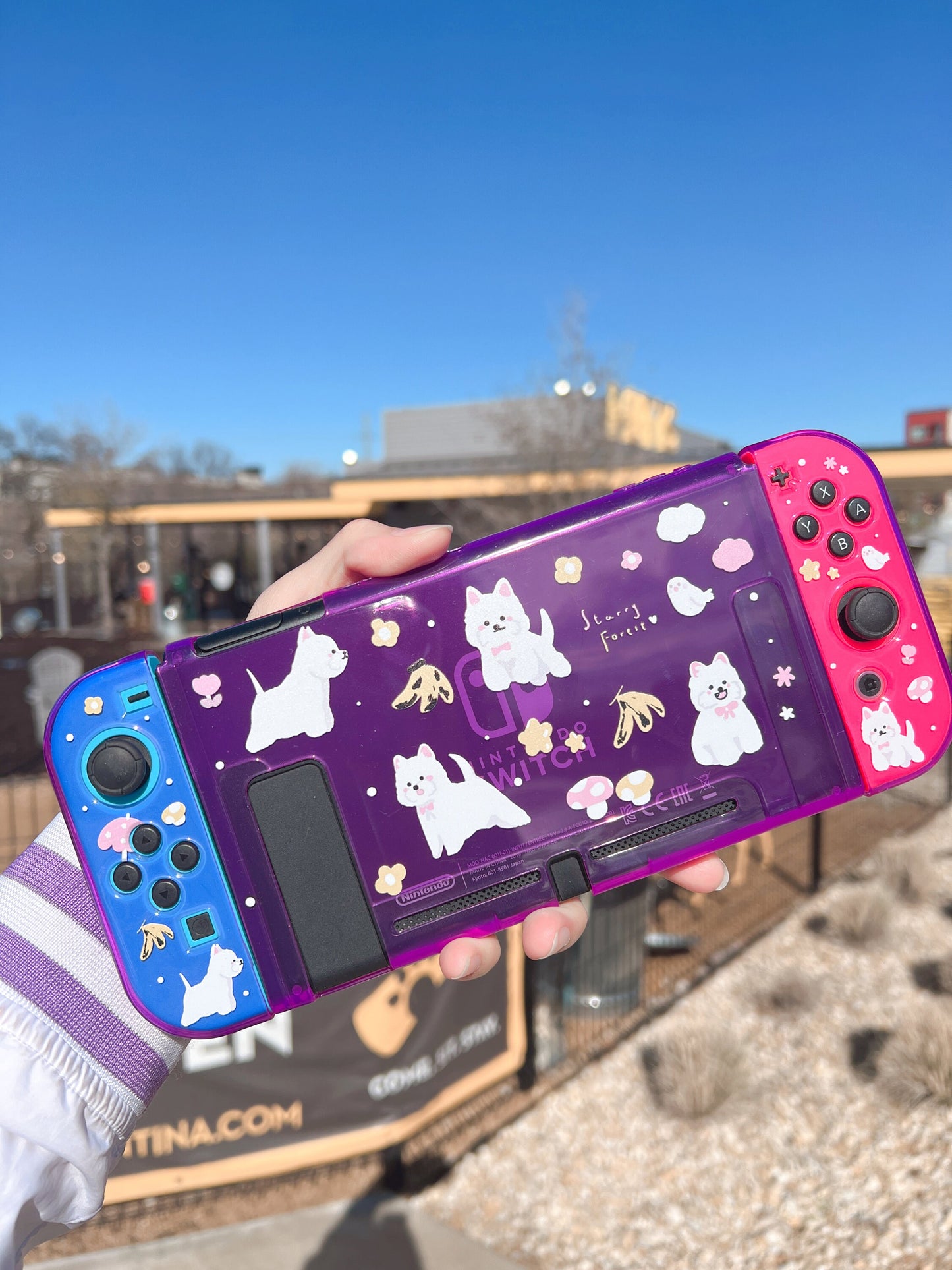 West Highland White Terrier dog Case for Nintendo Switch and Switch Oled