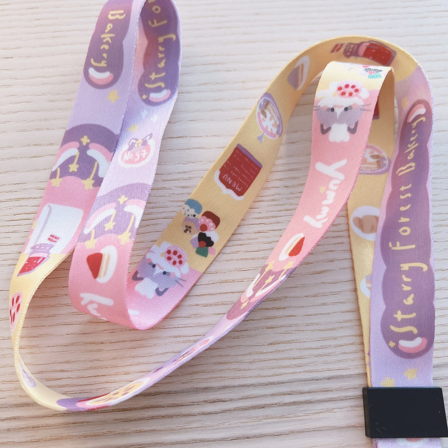 Cat Bakery Lanyard