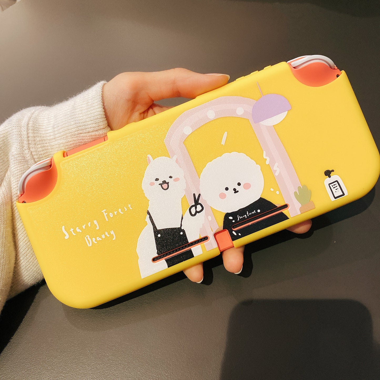 Starry Forest Cute animals Nintendo Switch Lite cases