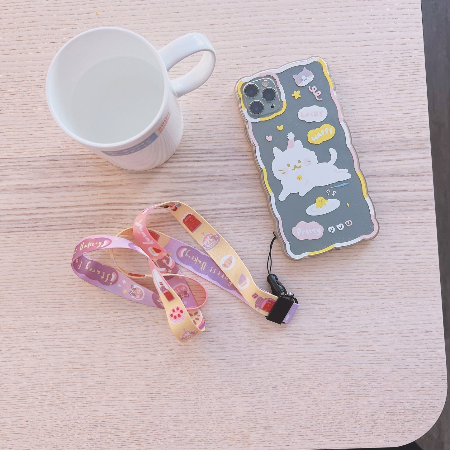 Cat Bakery Lanyard