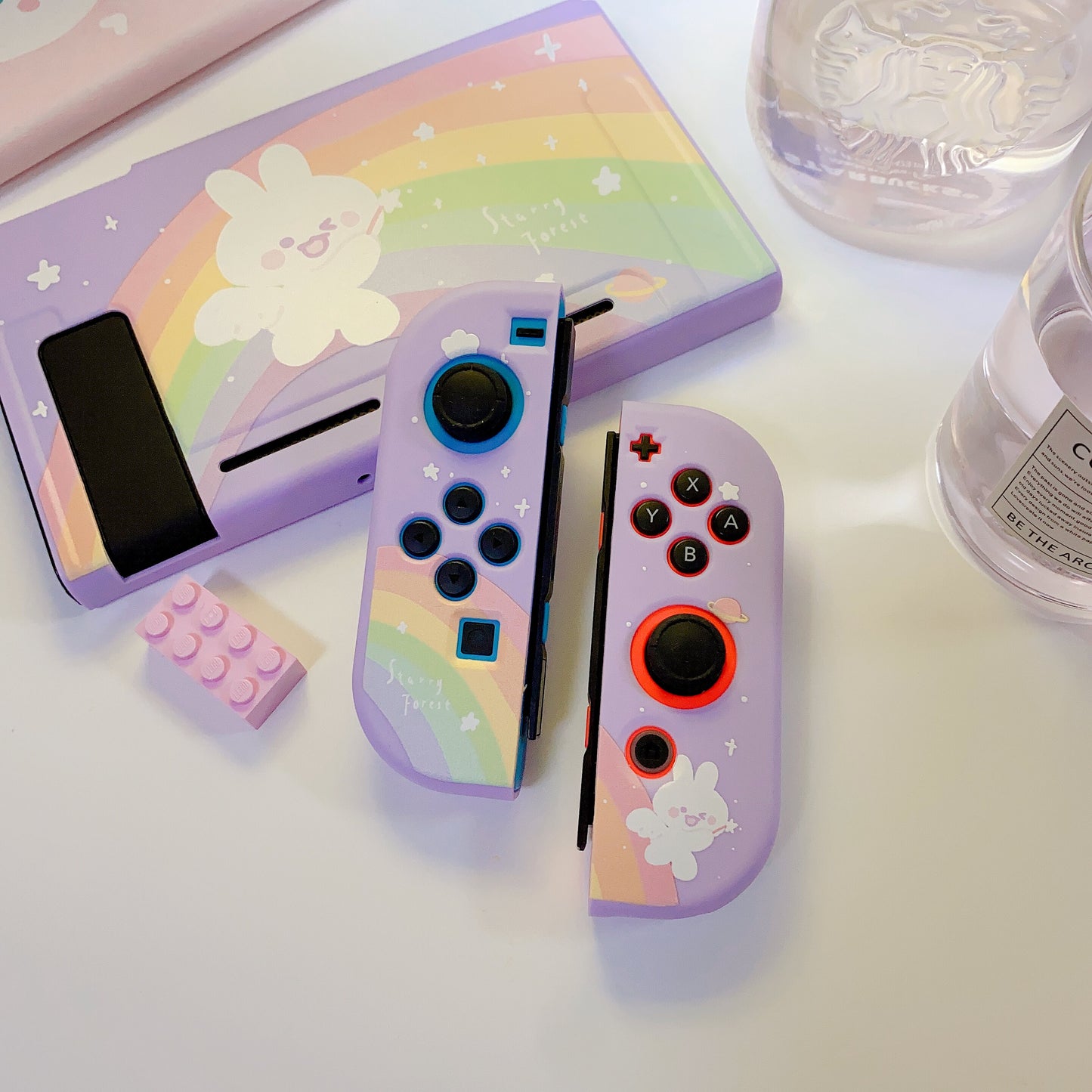 Rainbow Bunny Case for Nintendo Switch 2, Switch OLED, Switch and Lite
