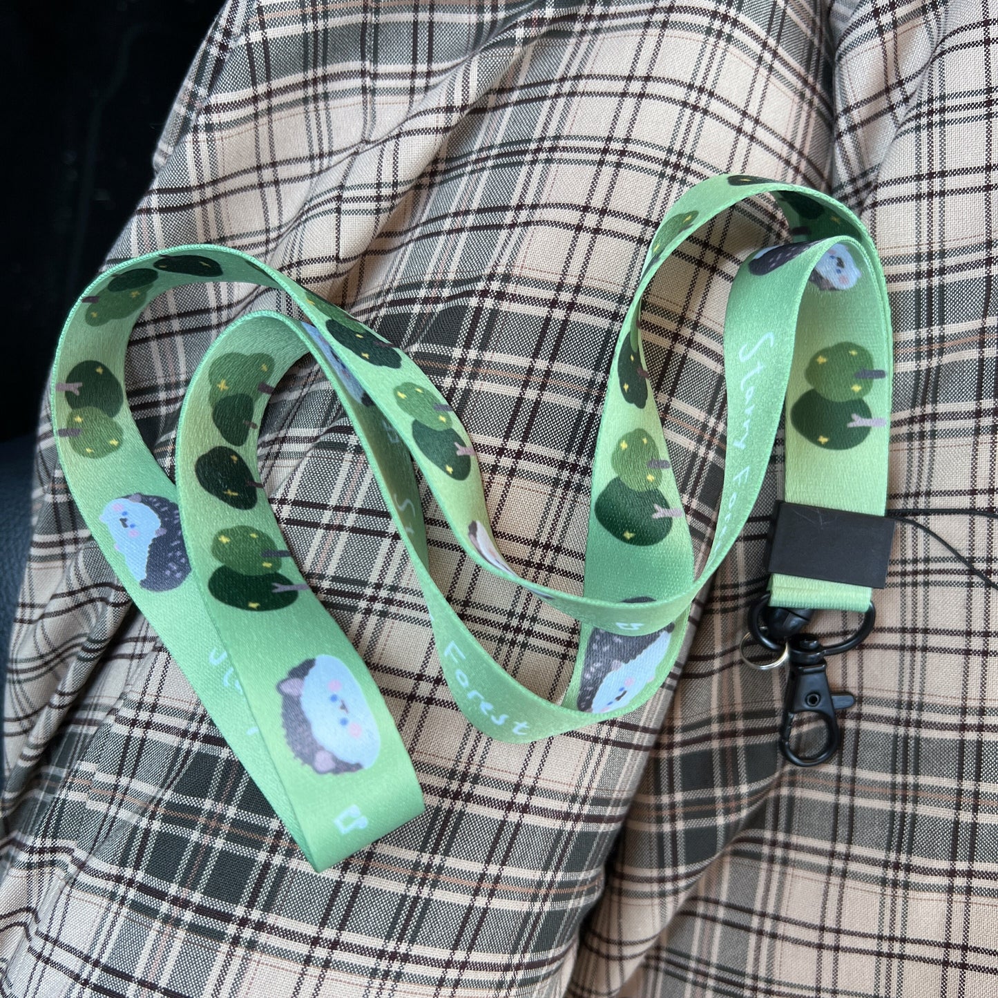Rabbit Hedgehog Lanyard