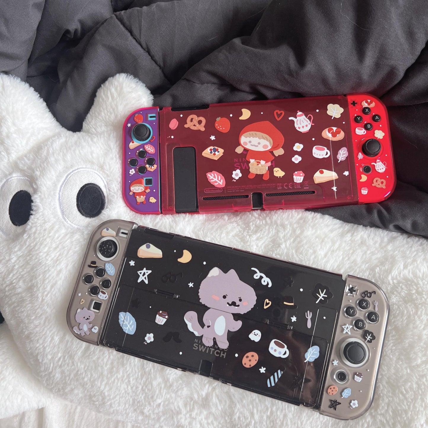 Little Red Riding Hood and Wolf Case for Nintendo Switch/Switch OLED