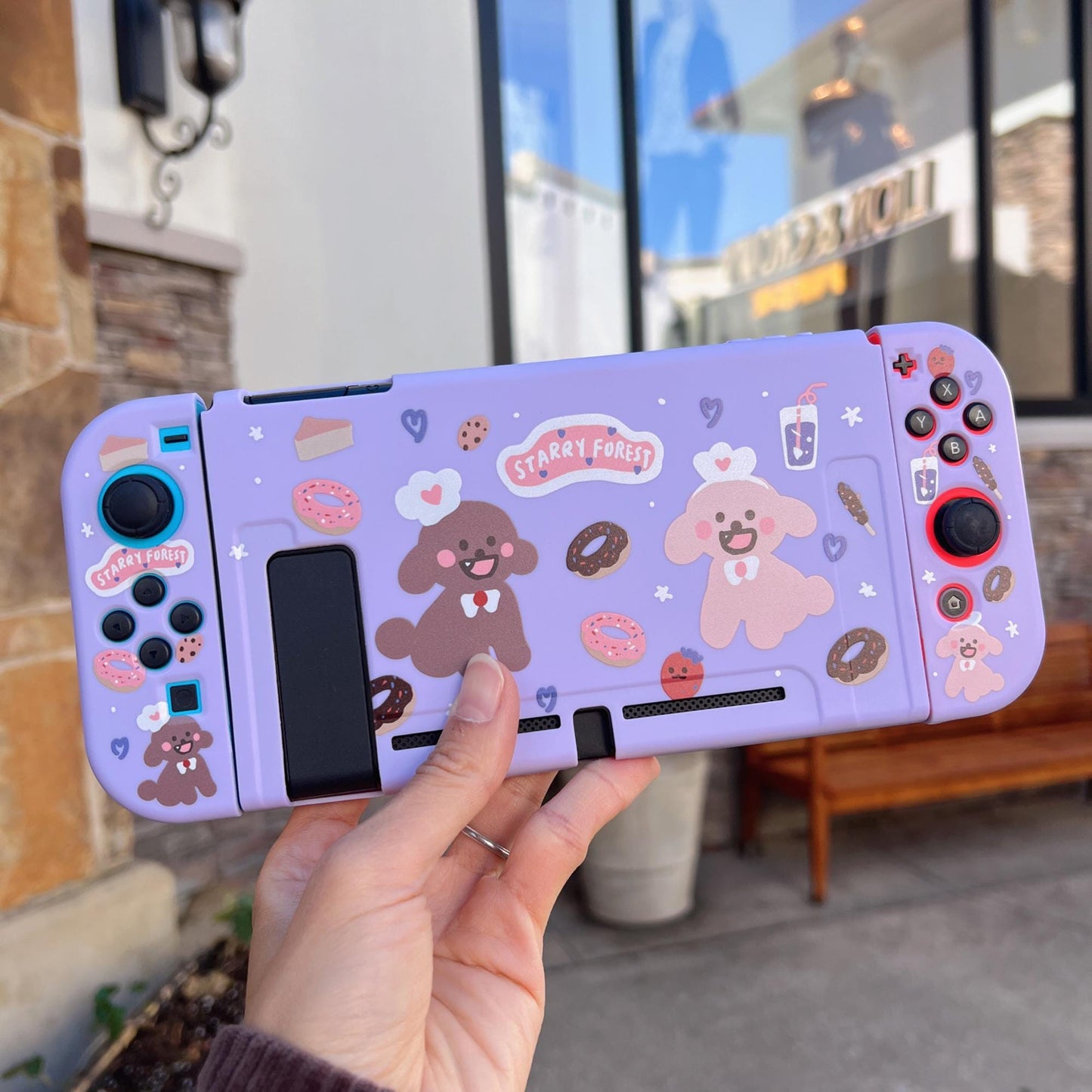 Poodle Bakery Case for Nintendo Switch, Switch OLED and Lite