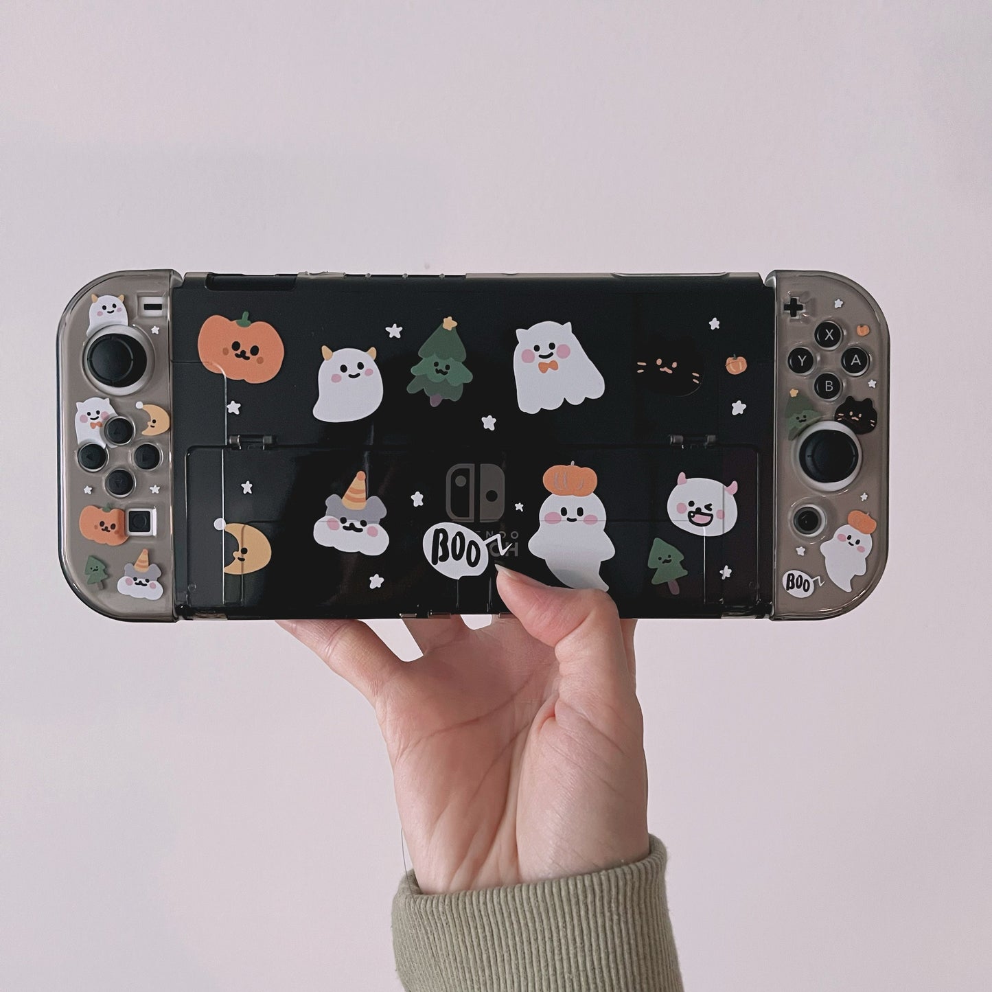 Halloween Pumpkin Ghosts Case for Nintendo Switch 2, Switch, Switch OLED and Lite