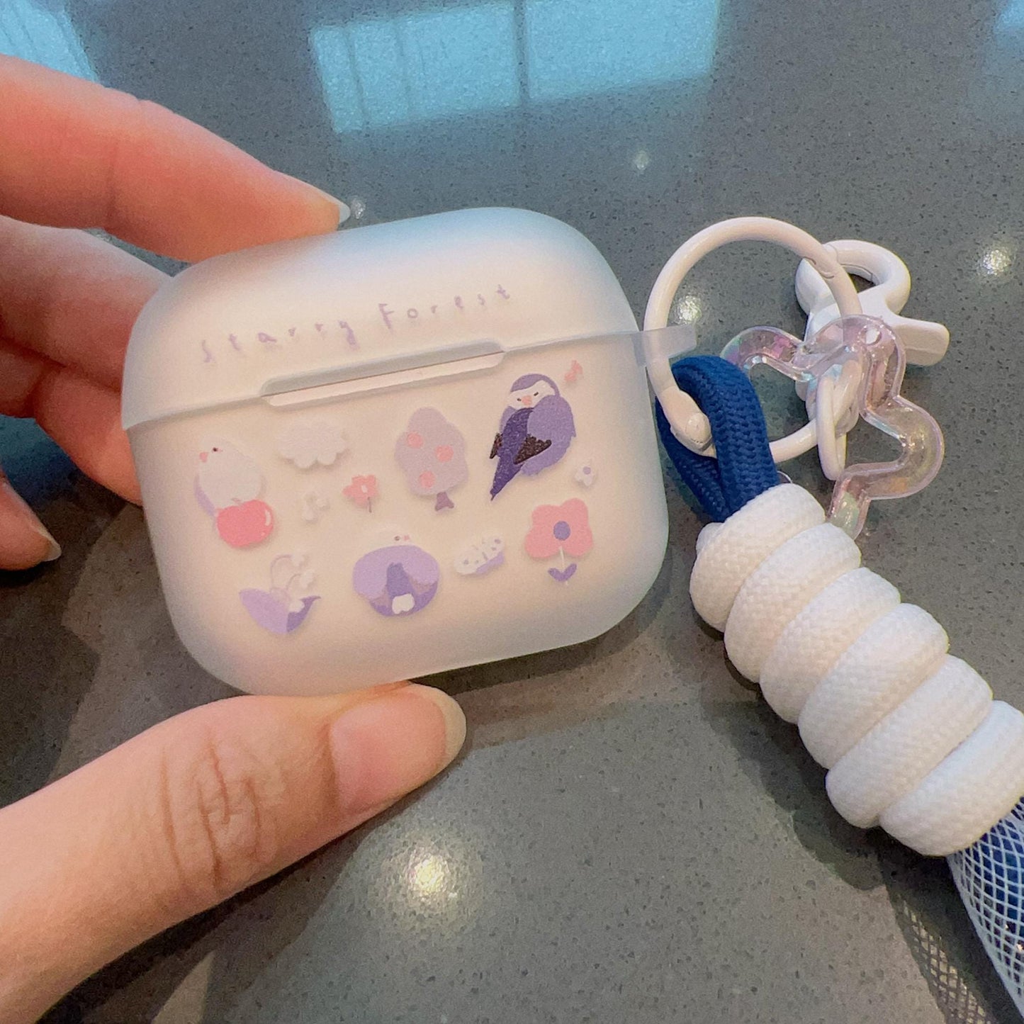 Blue Birds Case for AirPods