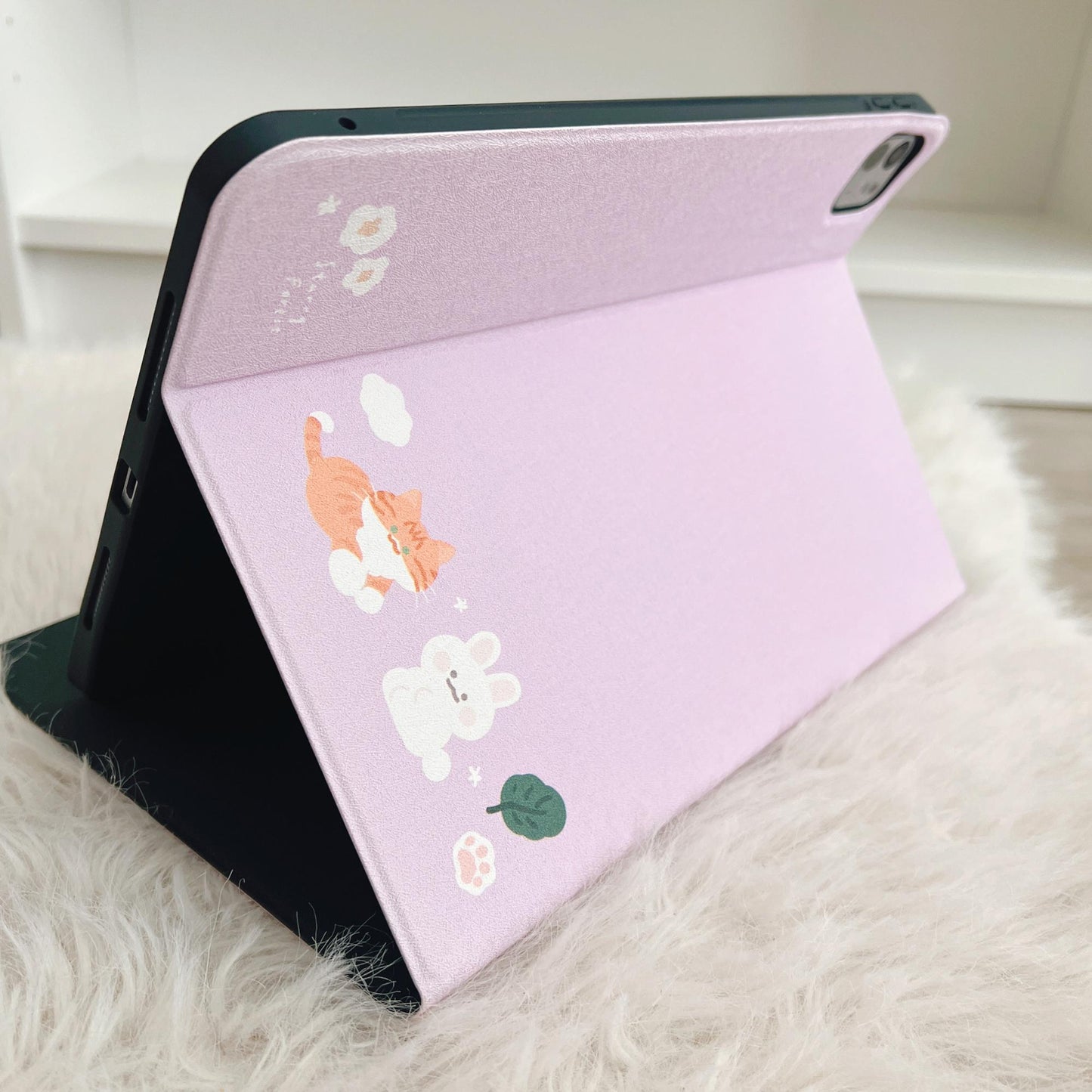 Whiskers & Blooms Case for iPad and Kindle