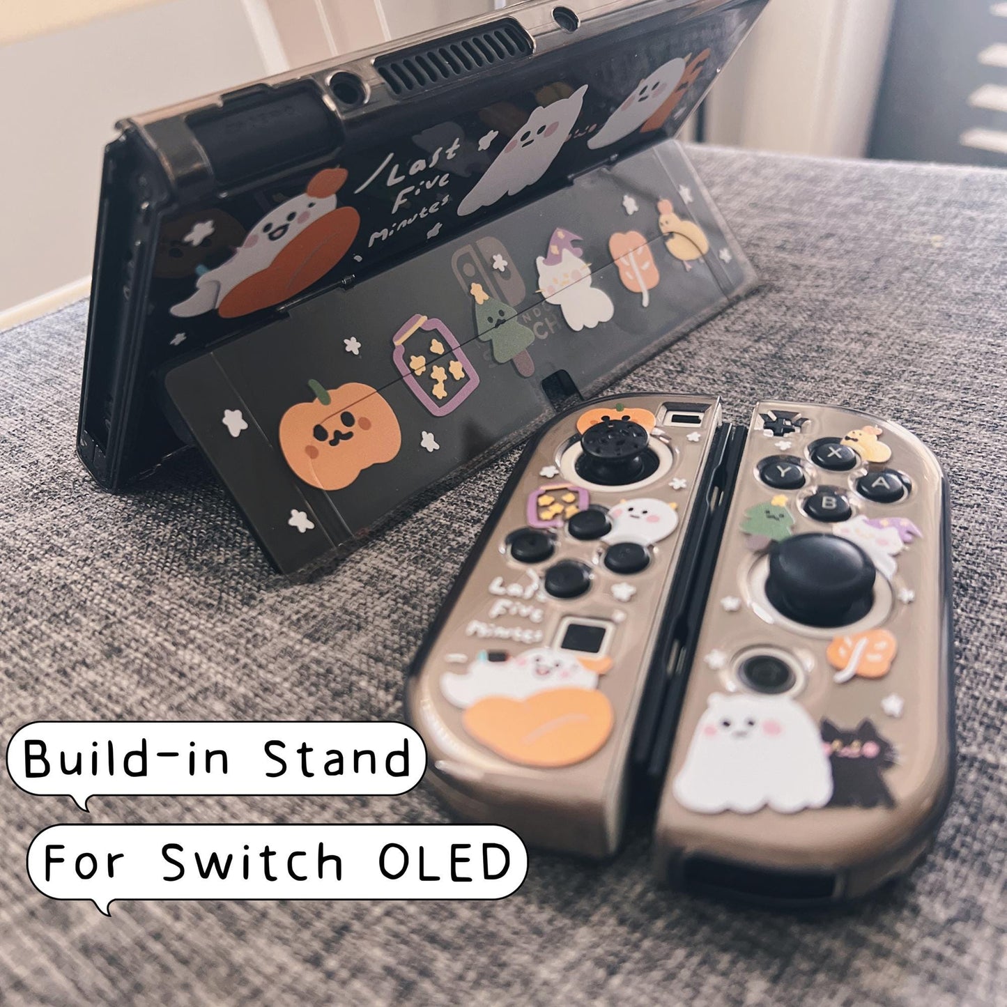 Halloween Gaming Ghost Case for Nintendo Switch 2, Switch and Switch OLED