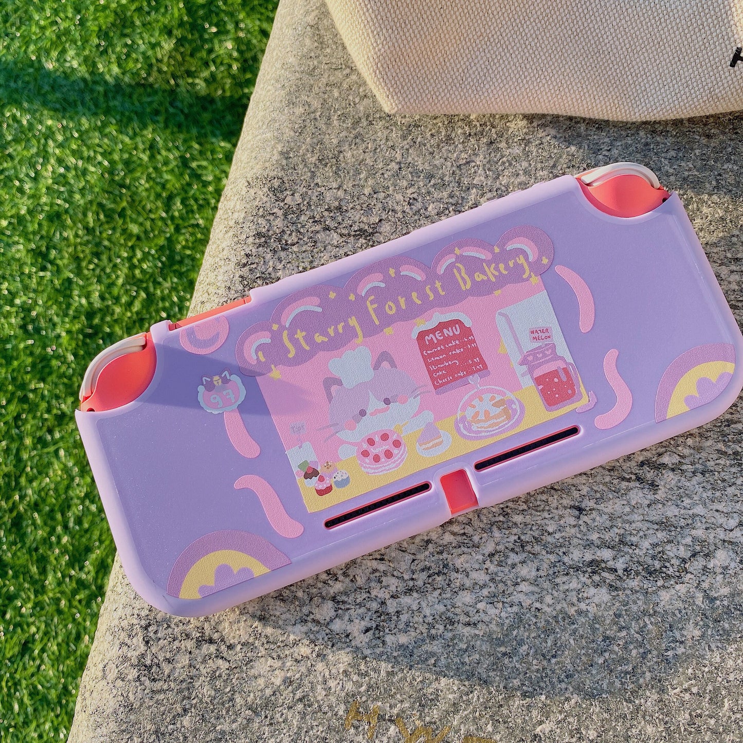 Starry Forest Cute animals Nintendo Switch Lite cases