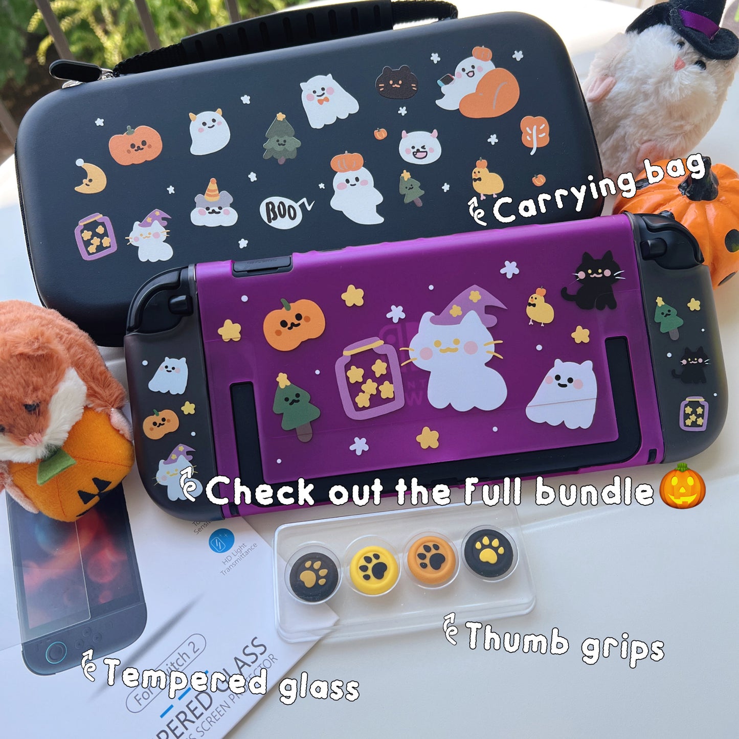 Wizard Cat Halloween Case for Nintendo Switch 2