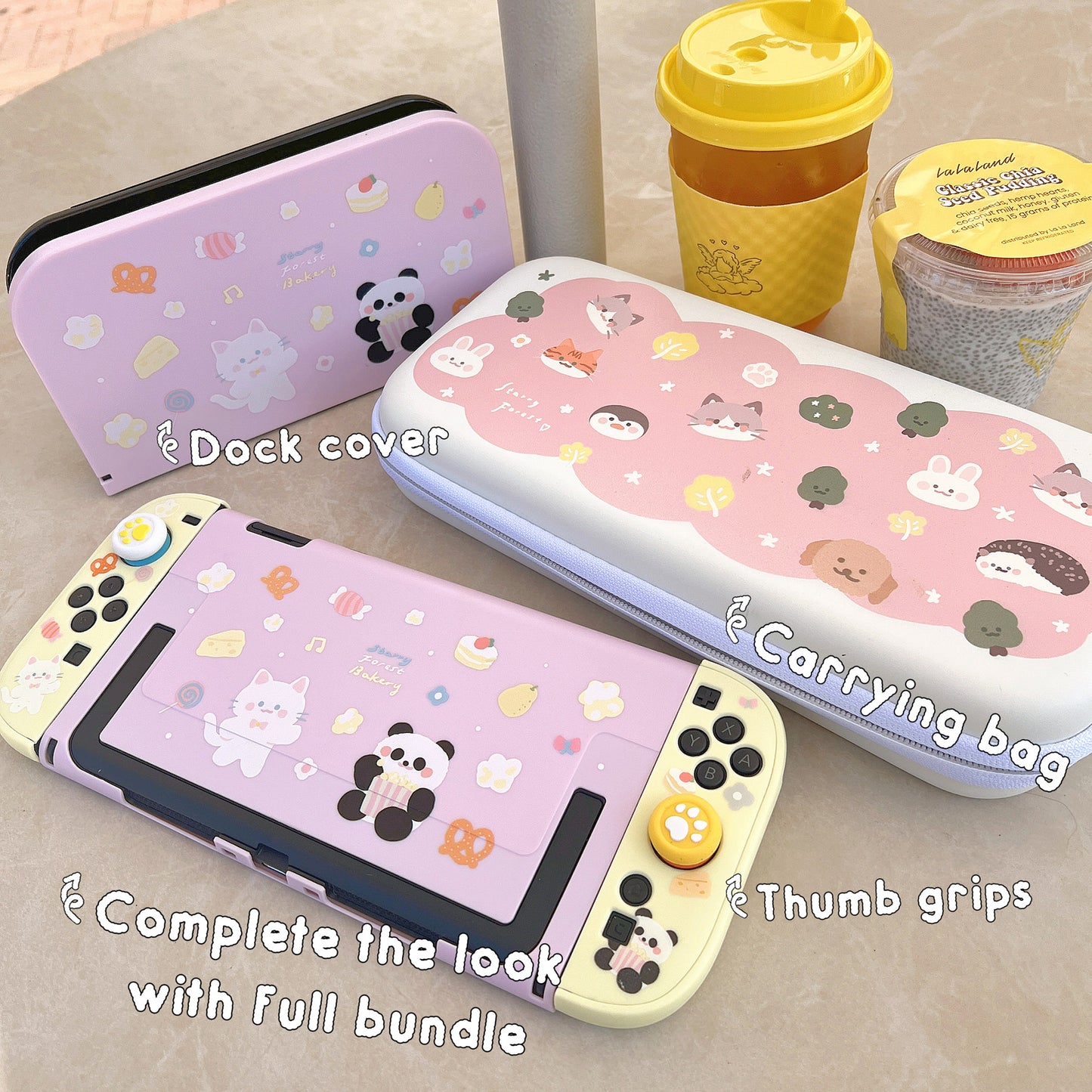 Panda and Cat Case for Nintendo Switch 2