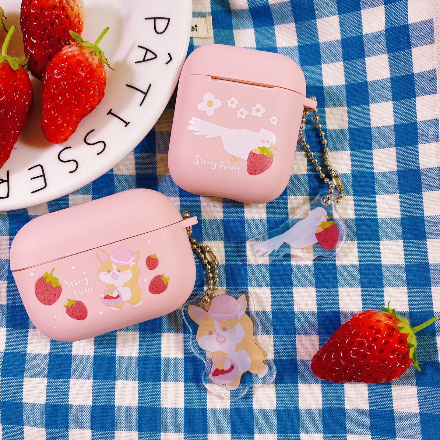Strawberry Corgi Case for Airpods
