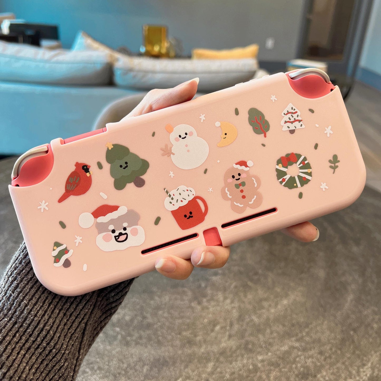 Starry Forest Cute animals Nintendo Switch Lite cases