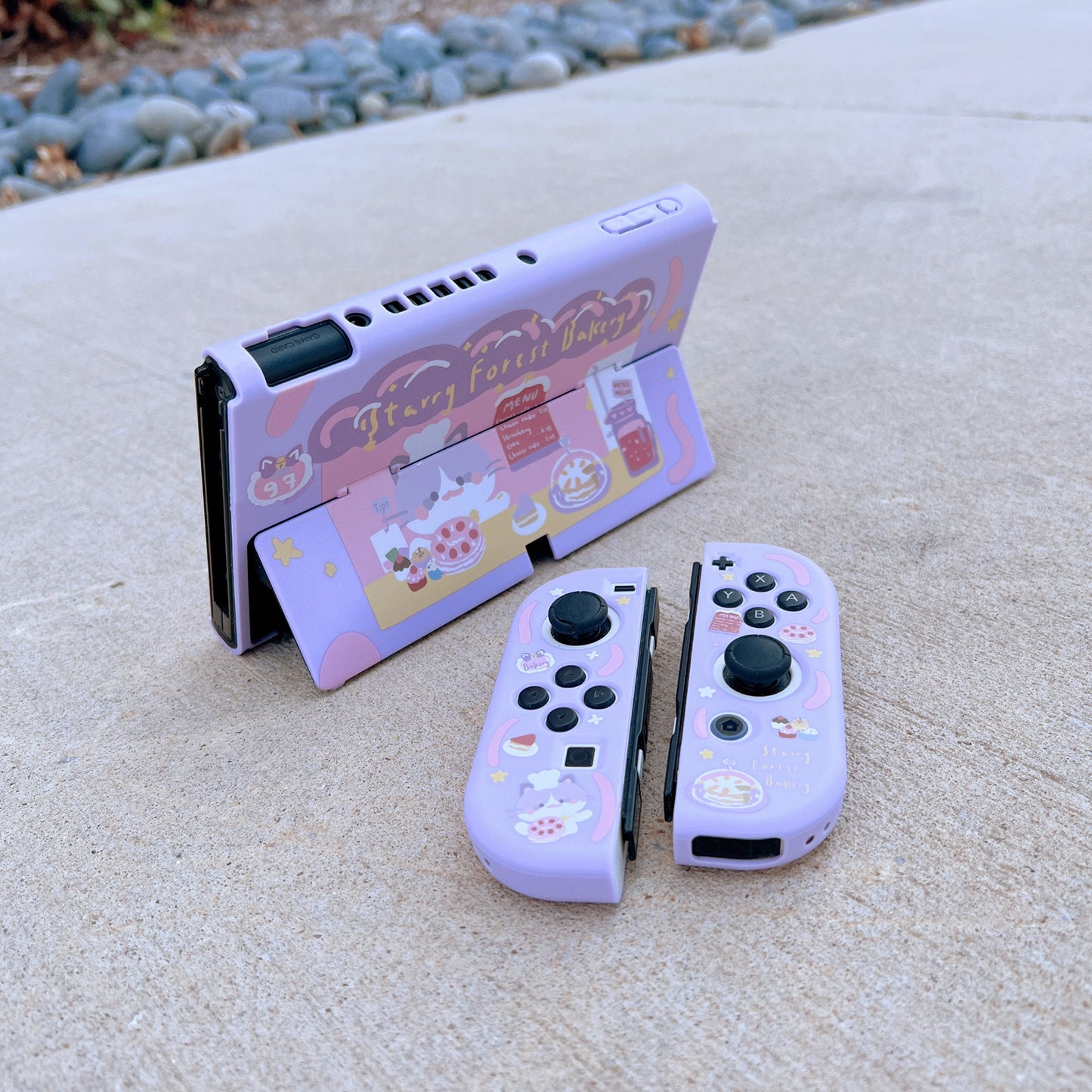 Cat Bakery Case for Nintendo Switch 2, Switch, Switch Oled and Lite