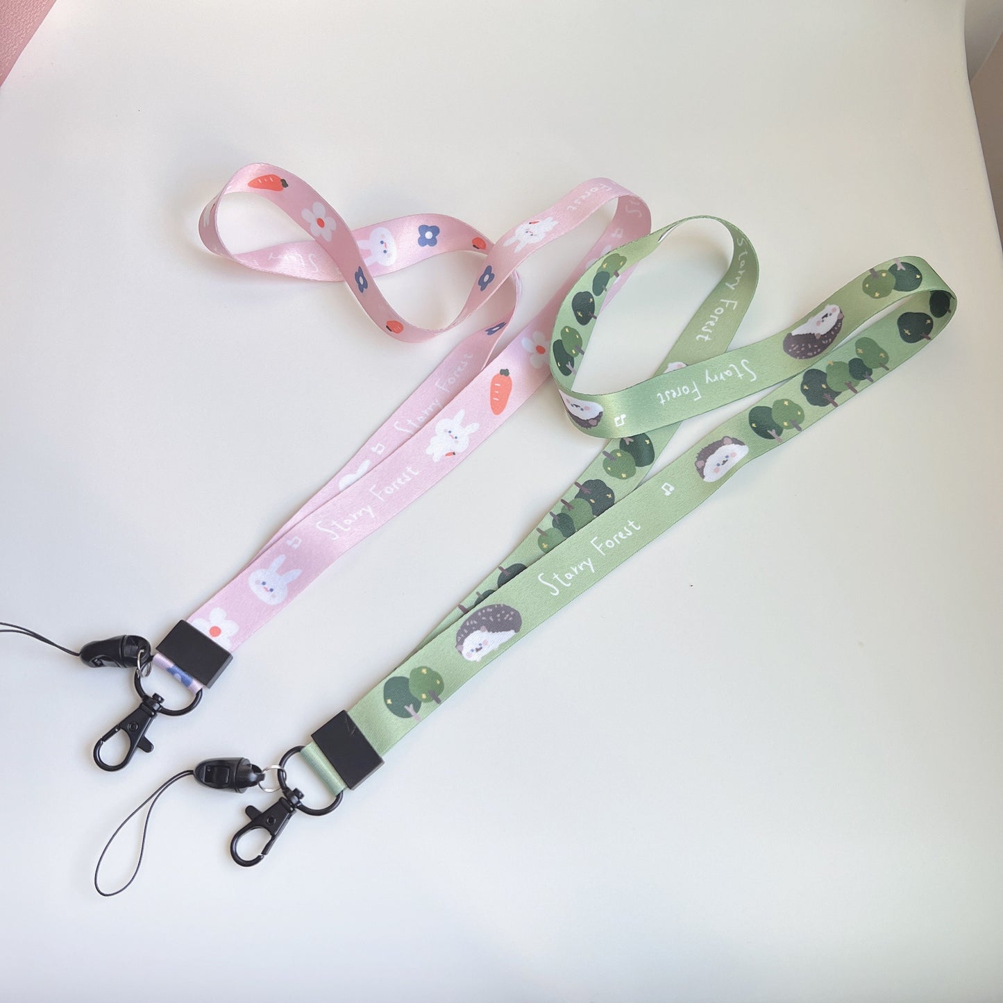 Rabbit Hedgehog Lanyard