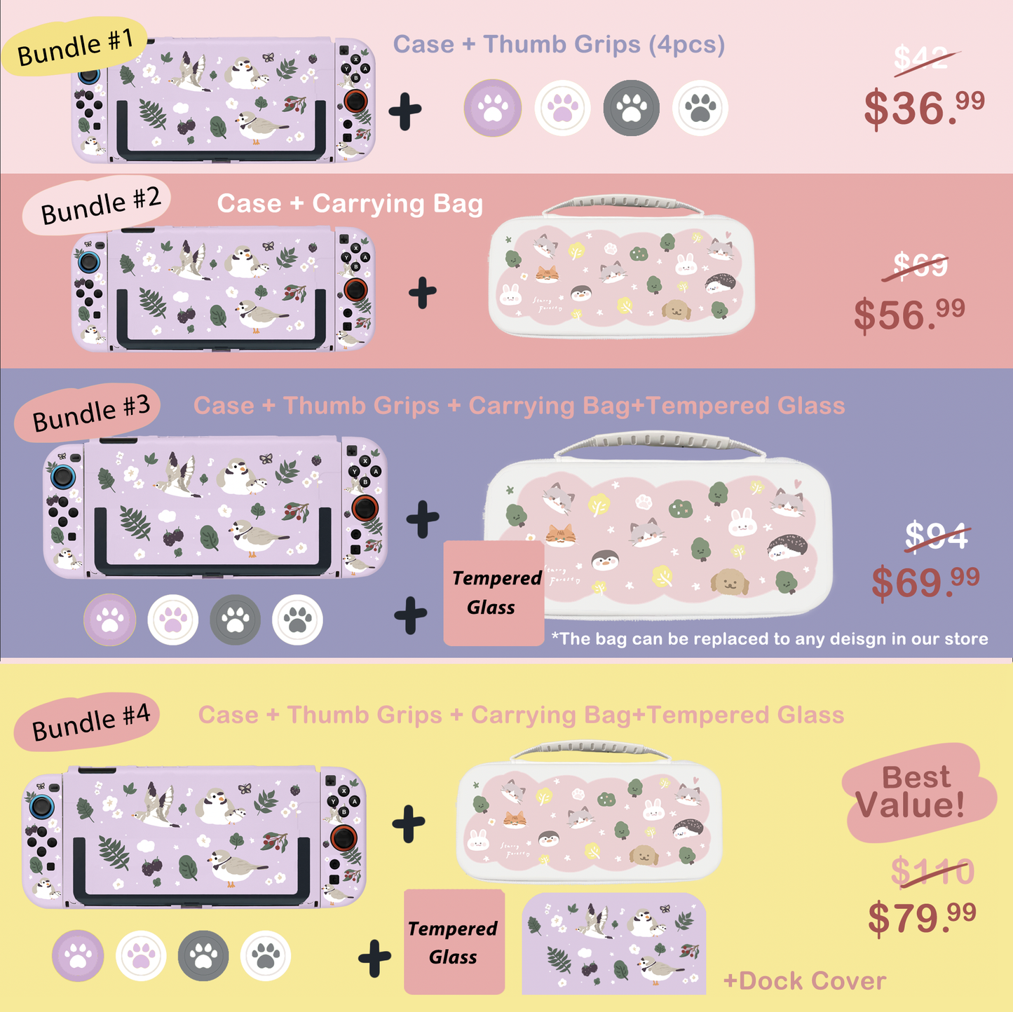 Piping Plover Bird Case for Nintendo Switch 2, Switch, Switch OLED and Lite