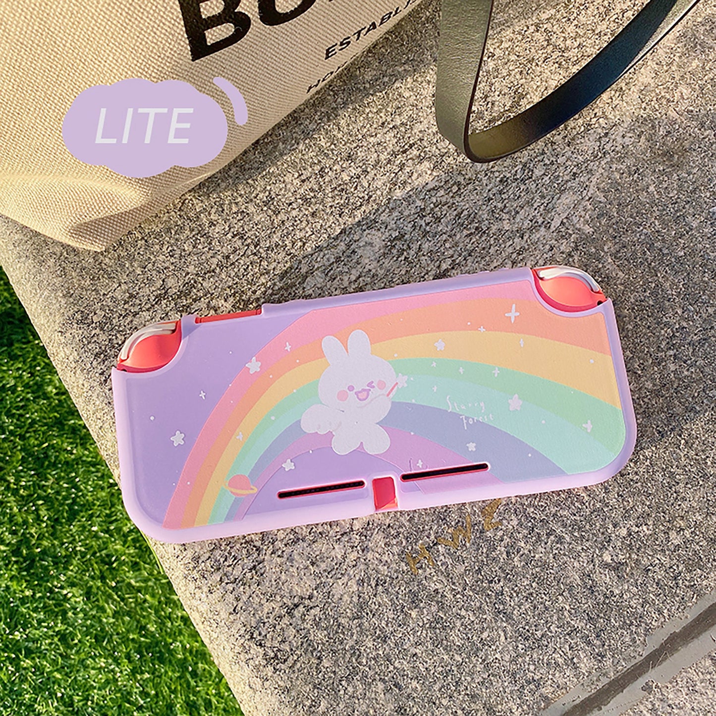 Rainbow Bunny Case for Nintendo Switch 2, Switch OLED, Switch and Lite