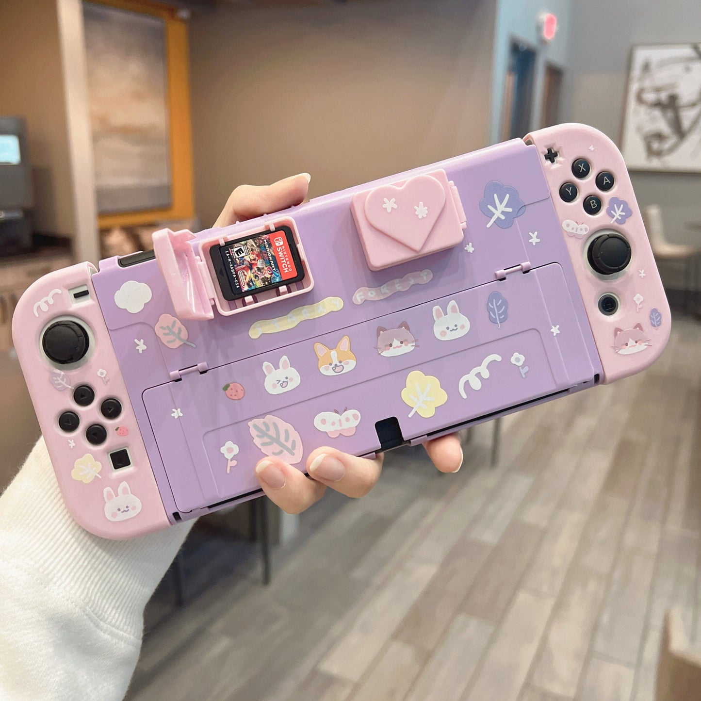 Case with Game Card Boxes for Nintendo Switch OLED
