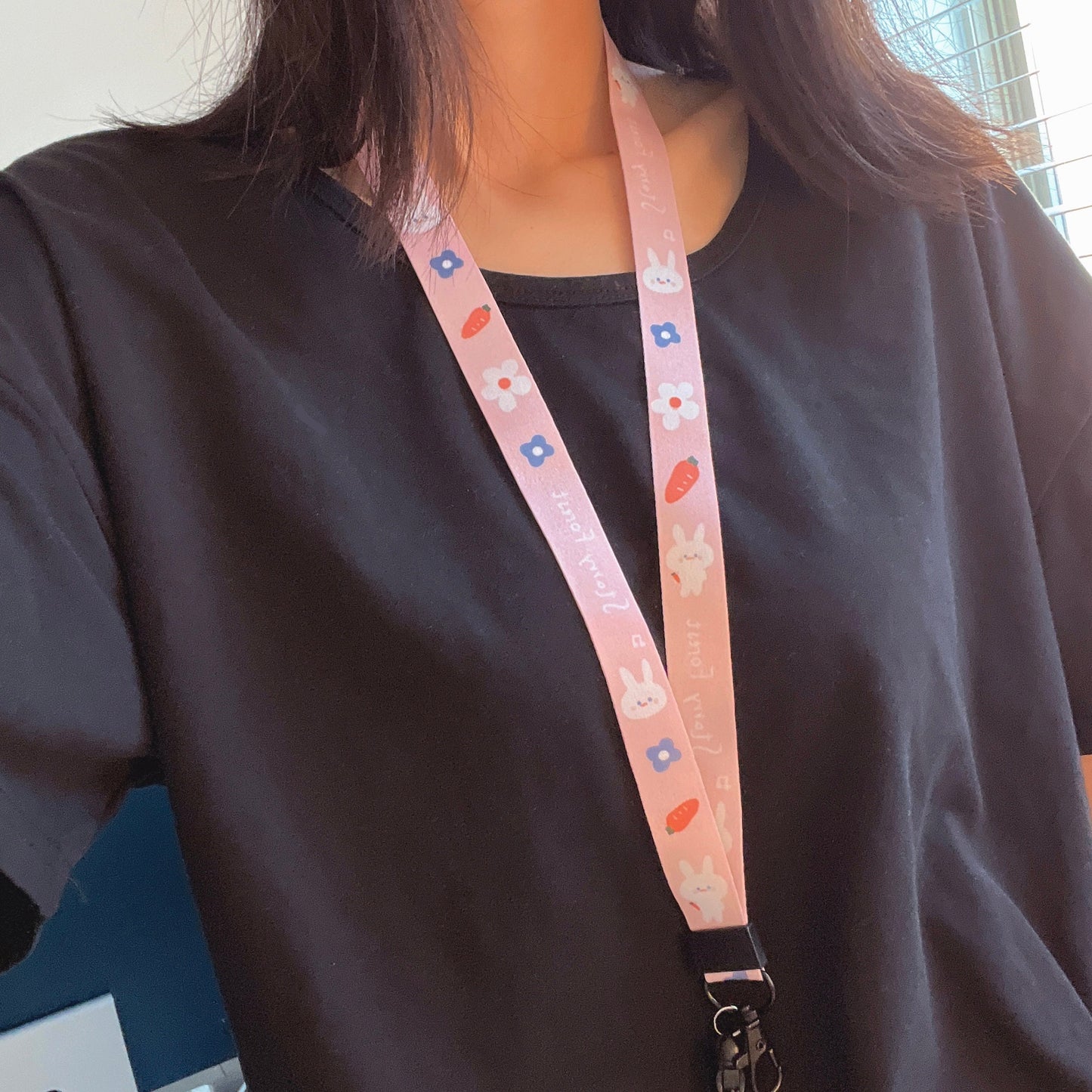 Rabbit Hedgehog Lanyard