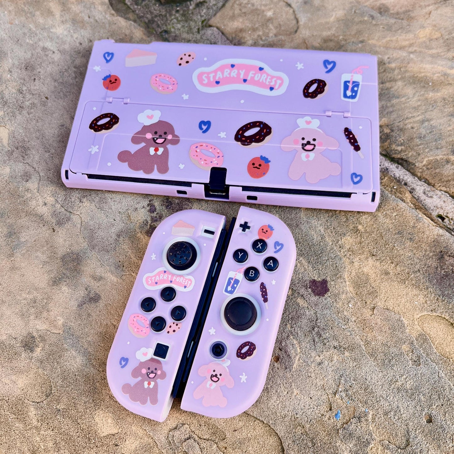 Poodle Bakery Case for Nintendo Switch, Switch OLED and Lite