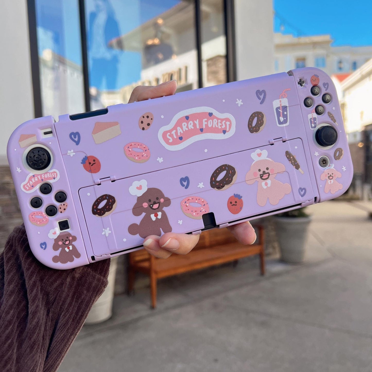 Poodle Bakery Case for Nintendo Switch, Switch OLED and Lite
