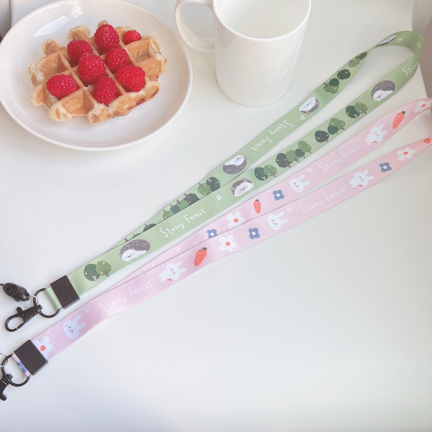 Rabbit Hedgehog Lanyard
