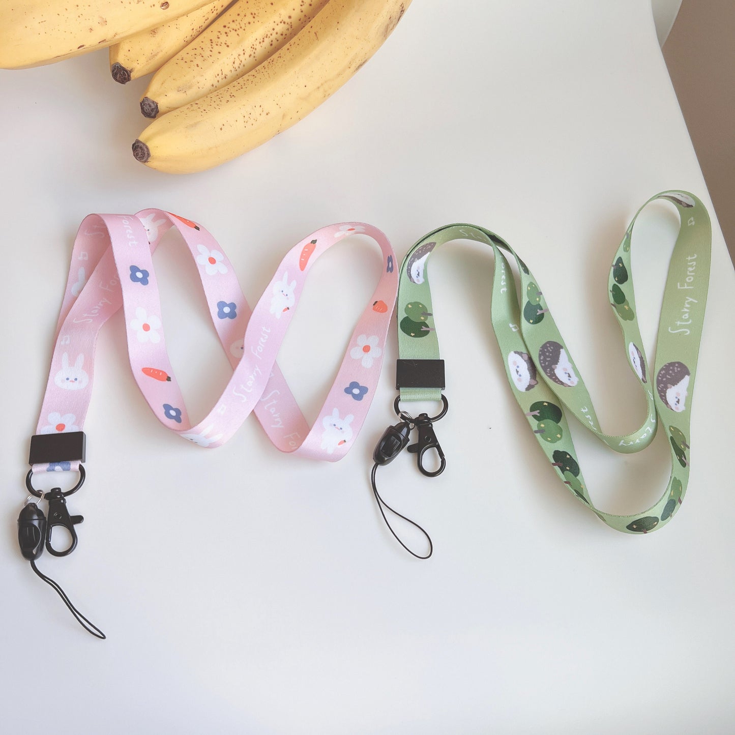 Rabbit Hedgehog Lanyard