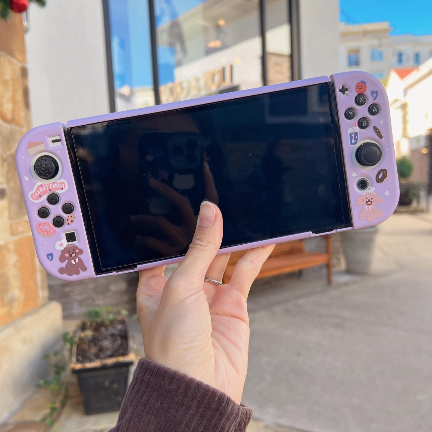 Poodle Bakery Case for Nintendo Switch, Switch OLED and Lite