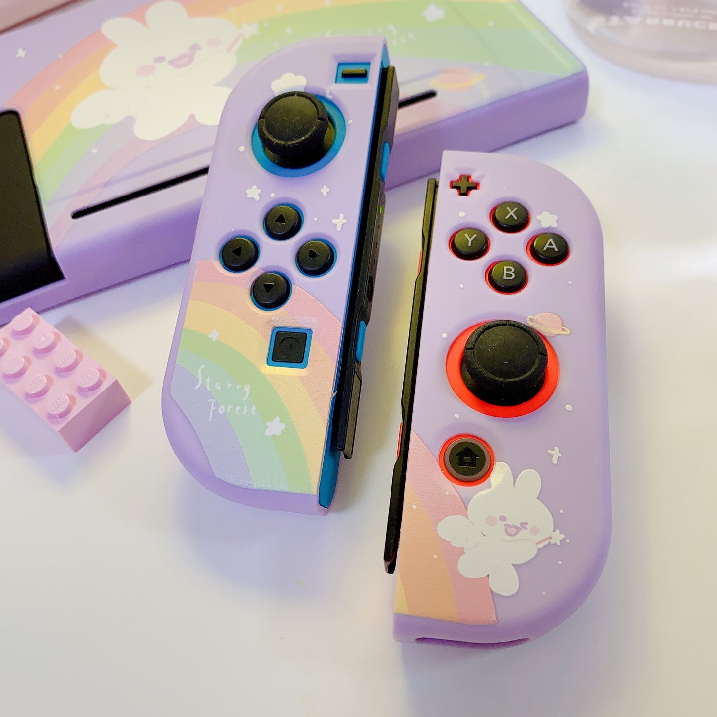 Rainbow Bunny Case for Nintendo Switch 2, Switch OLED, Switch and Lite