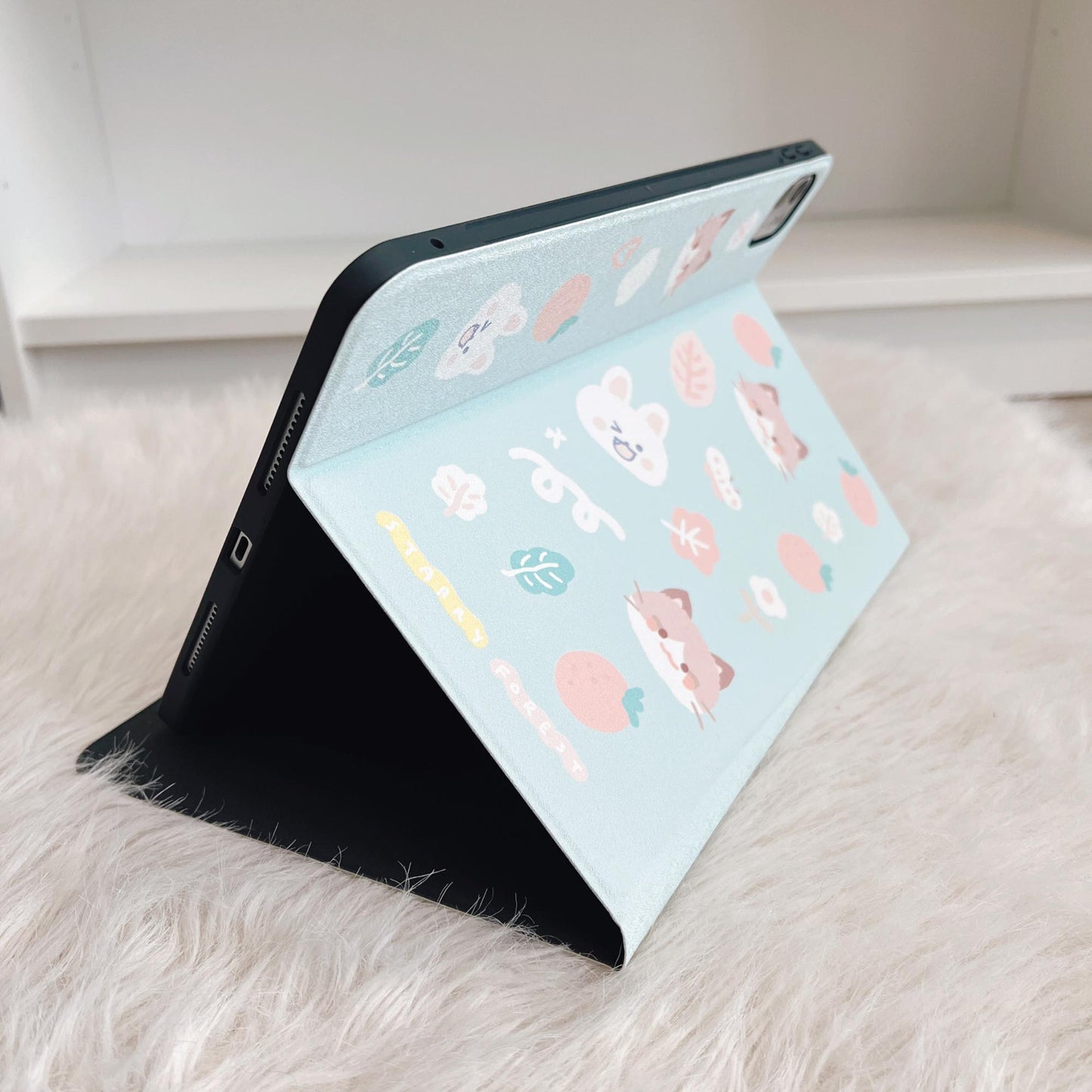Strawberry Rabbit Cat Case for iPad/Kindle