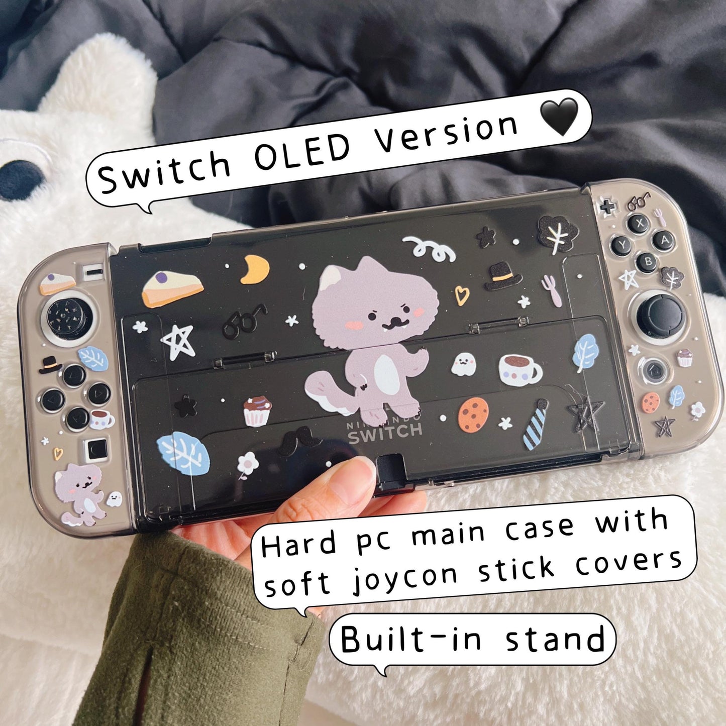 Little Red Riding Hood and Wolf Case for Nintendo Switch/Switch OLED