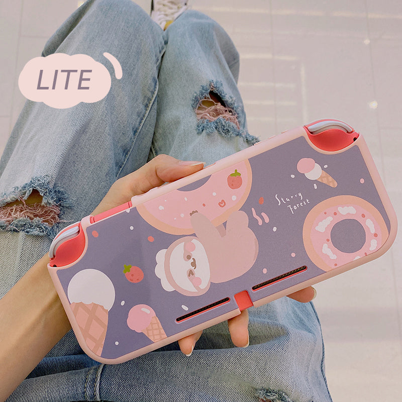 Starry Forest Cute animals Nintendo Switch Lite cases