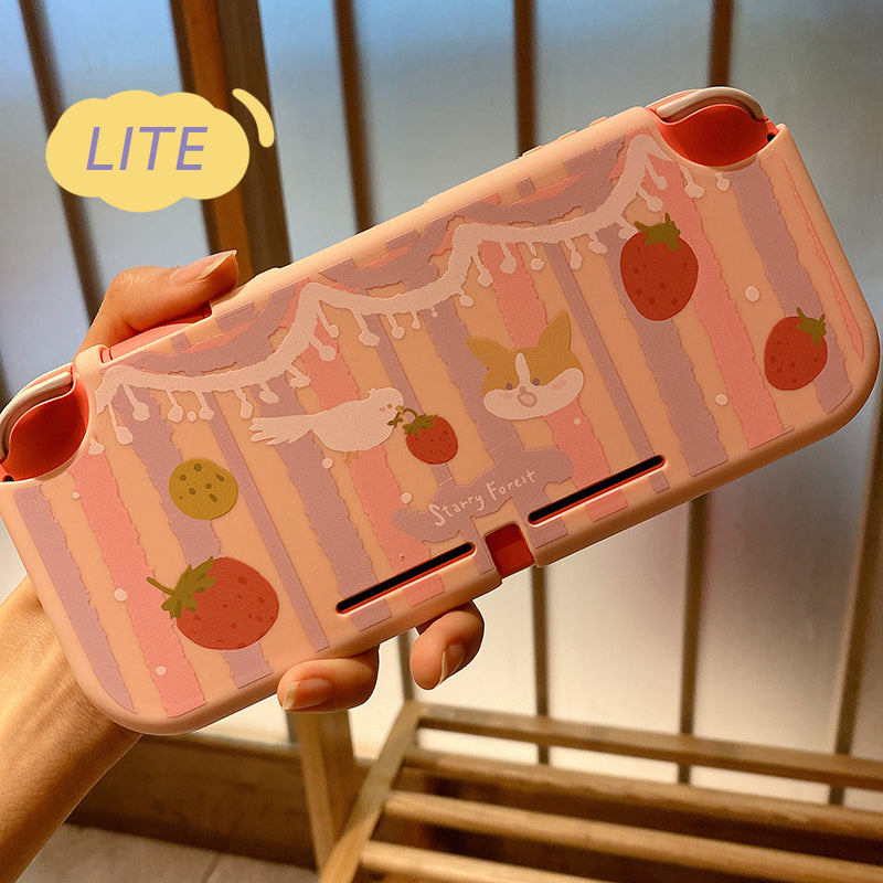 Starry Forest Cute animals Nintendo Switch Lite cases