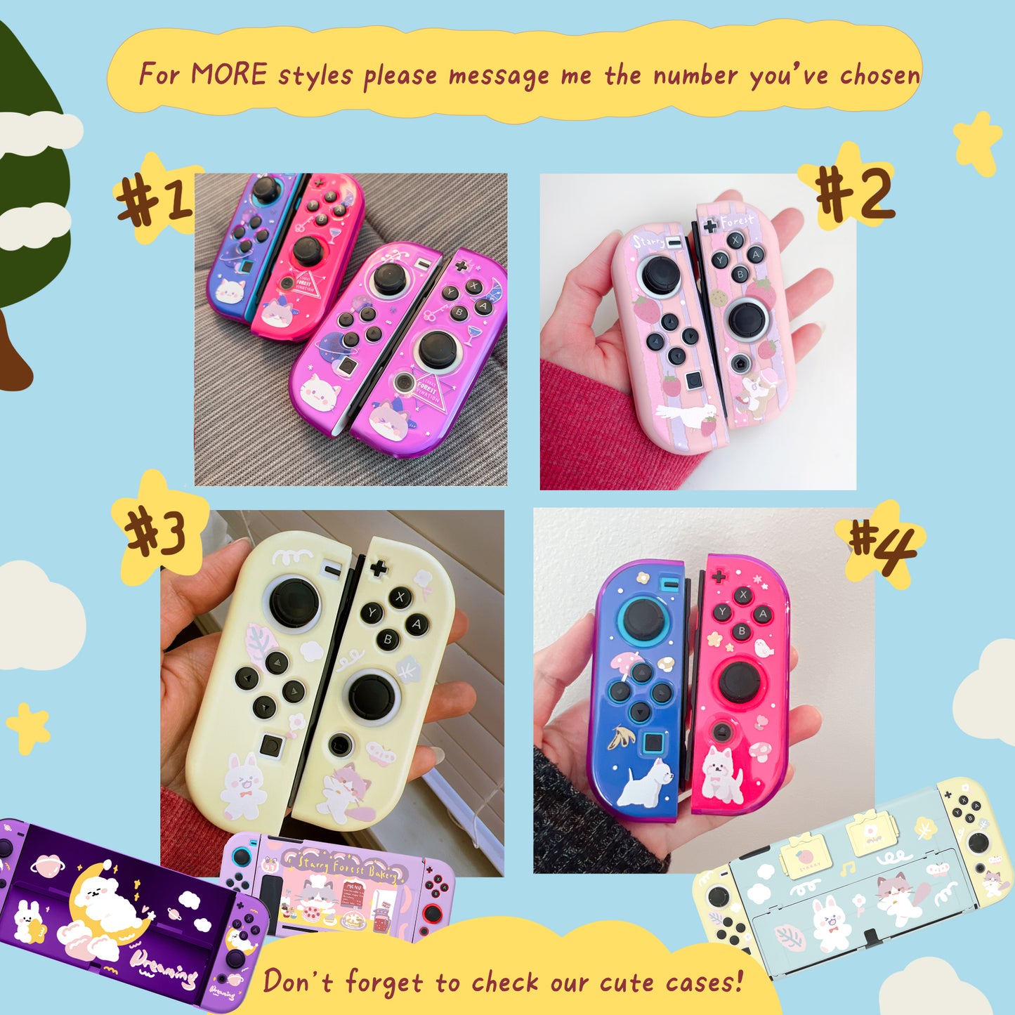 Soft Switch Joycon Covers