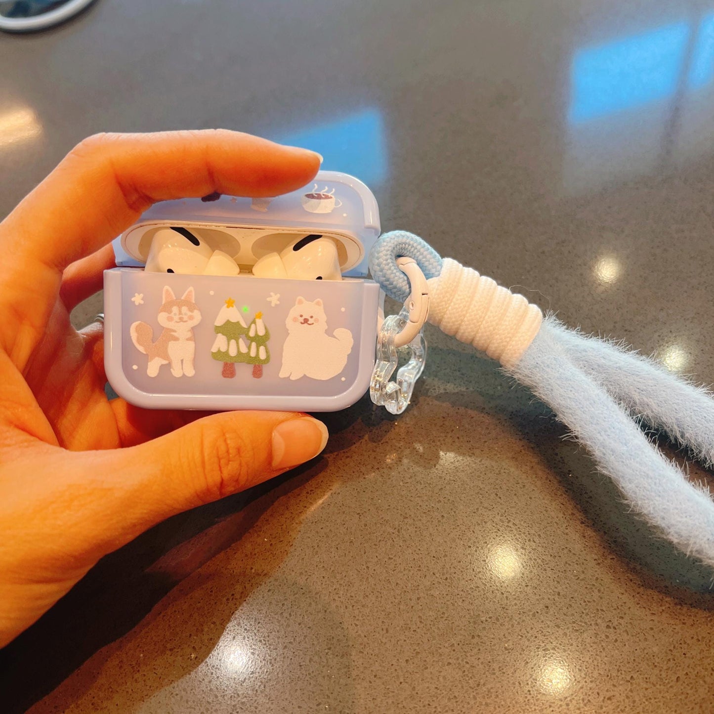 Winter Sled Dogs Cute Case for AirPods