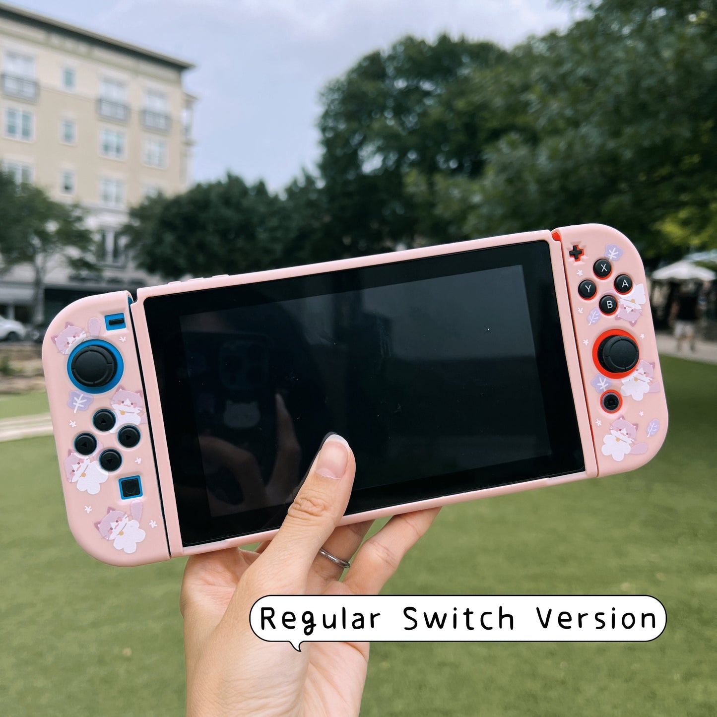 Cat Bunny Print Case for Nintendo Switch 2, Switch and Switch Oled