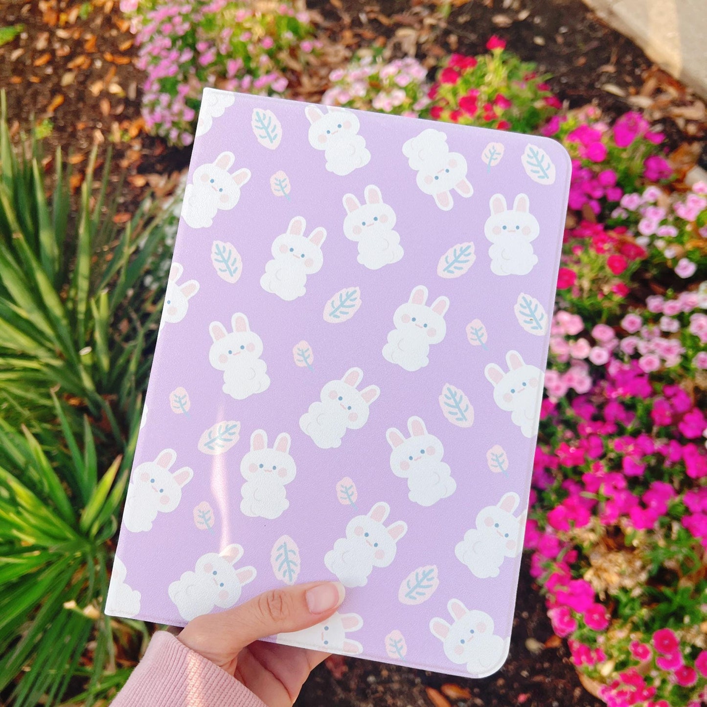 Rabbit Cat Prints Case for iPad and Kindle