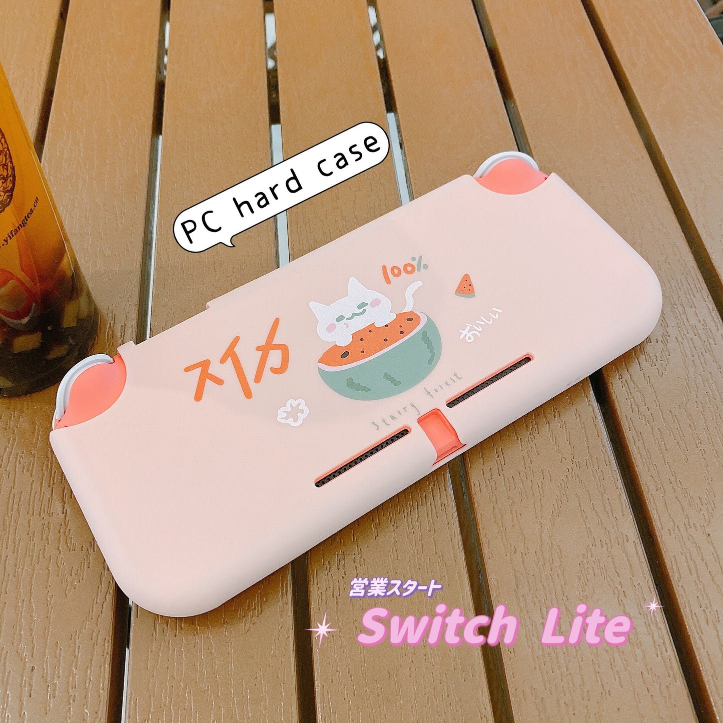 Watermelon Cat Case for Nintendo Switch, Switch Oled and Switch Lite