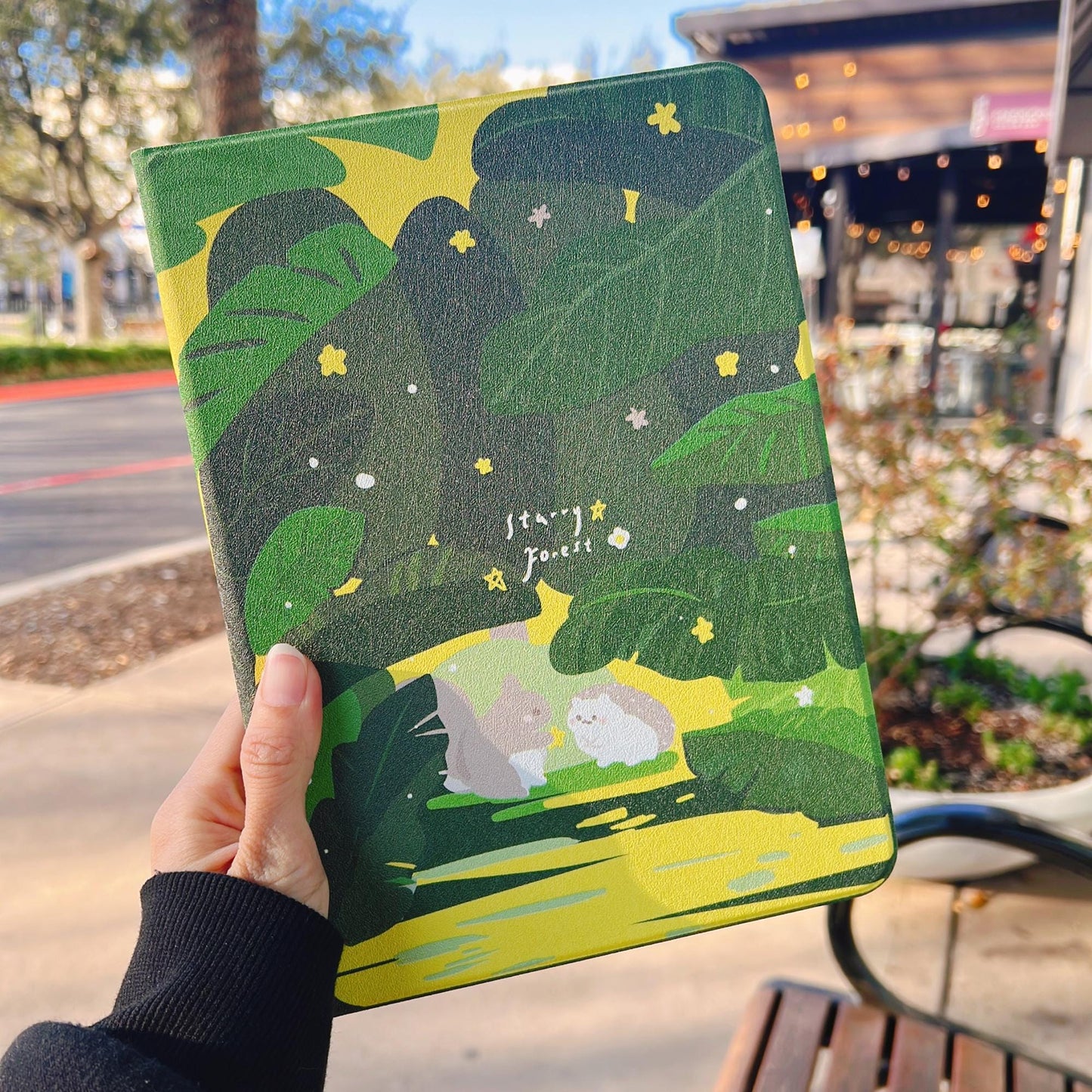 Hedgehog Squirrel Case for iPad and Kindle