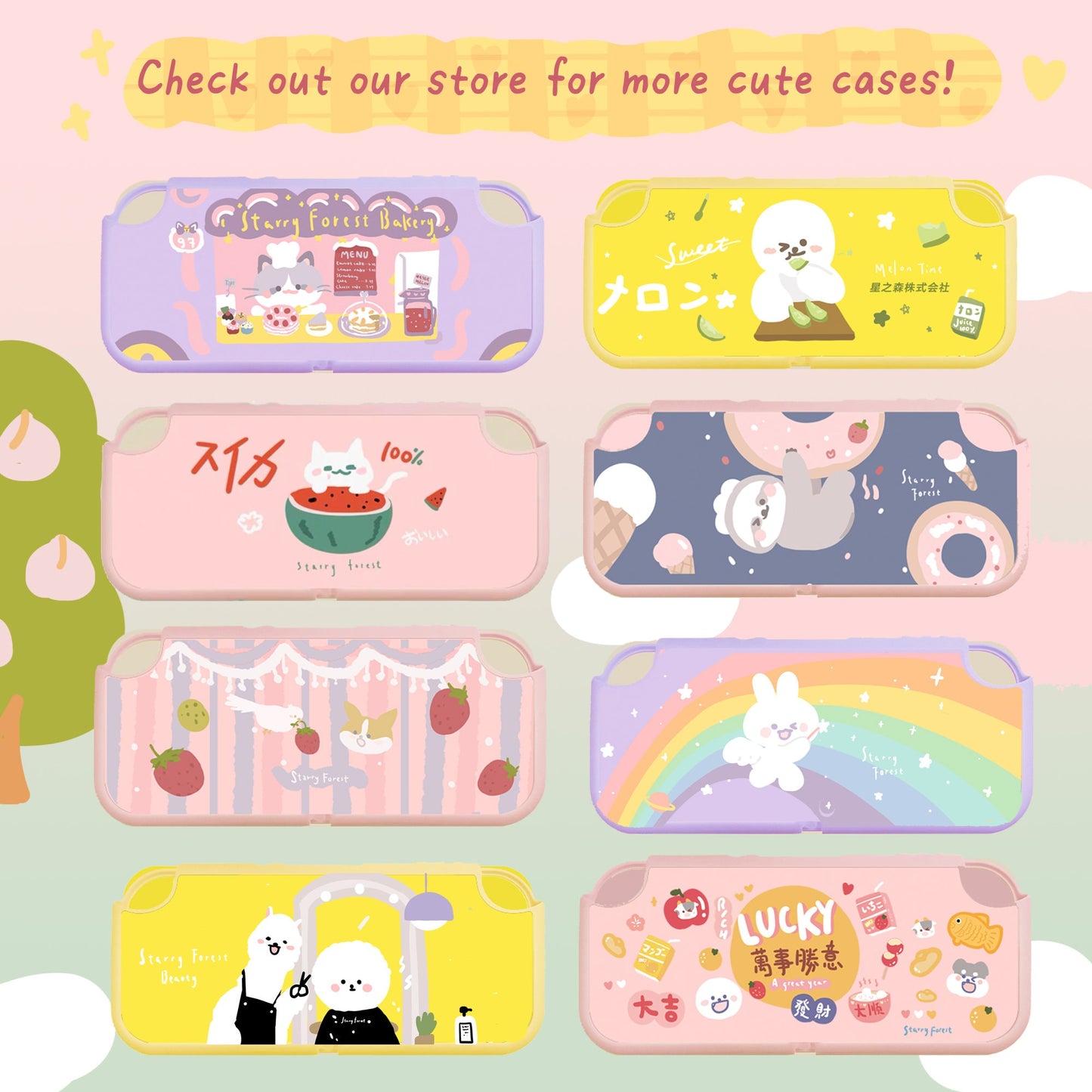Cute Cats Nintendo Switch Lite case