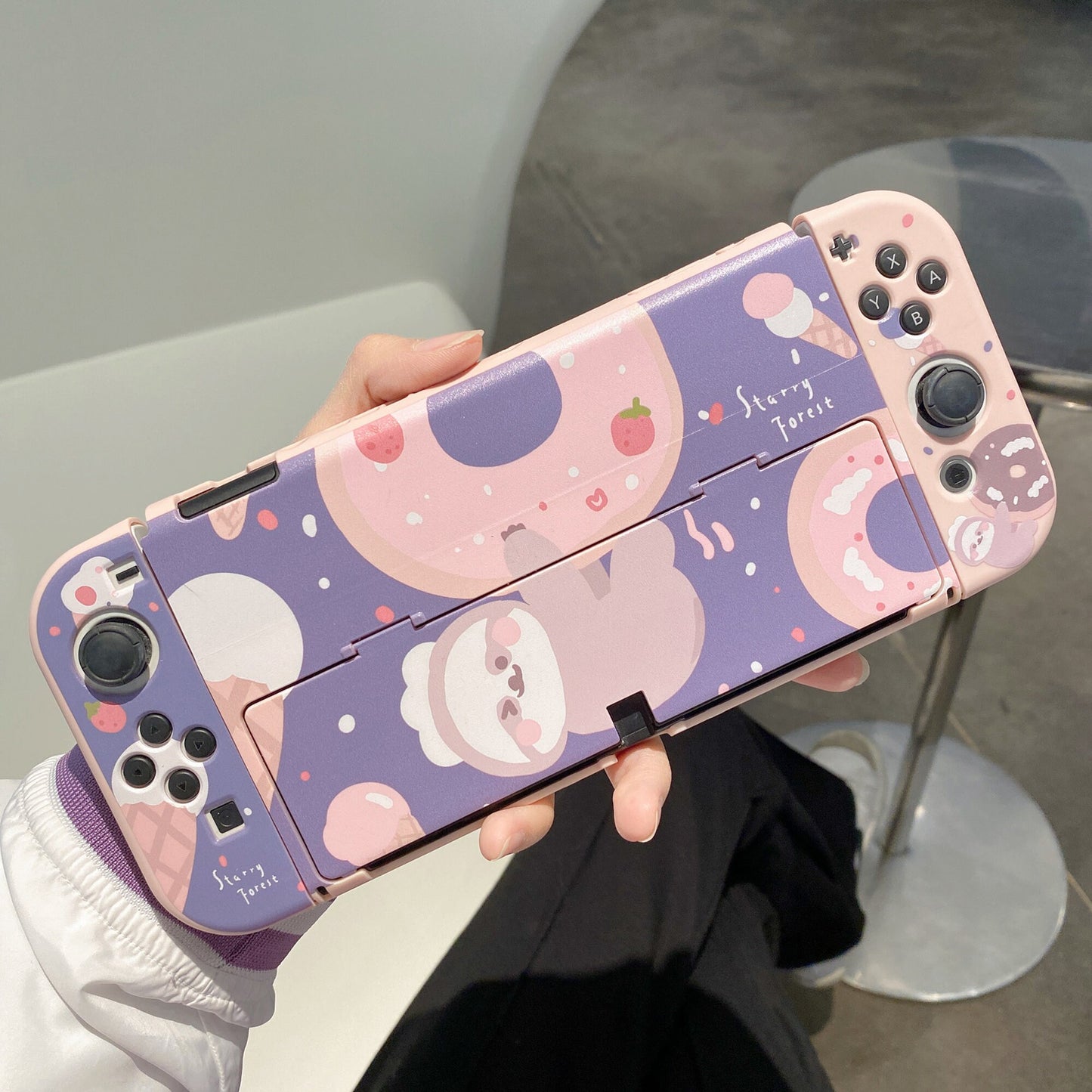 Sloth Doughnut Case for Nintendo Switch Oled, Switch and Lite