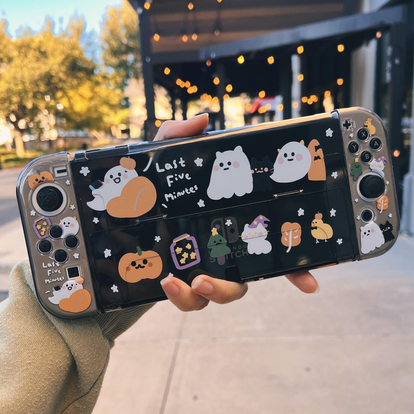 Halloween Gaming Ghost Case for Nintendo Switch 2, Switch and Switch OLED