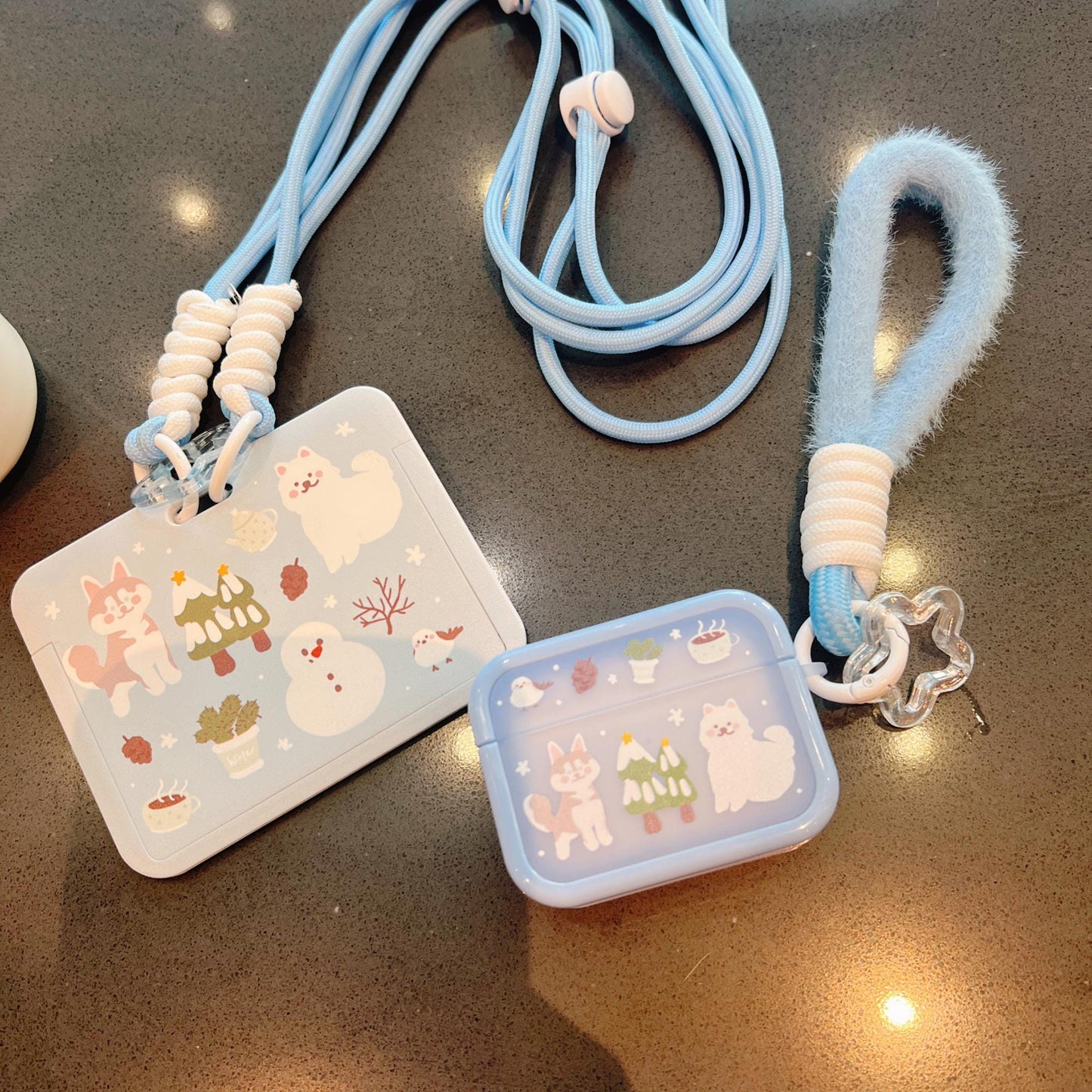 Winter Sled Dogs Cute Case for AirPods