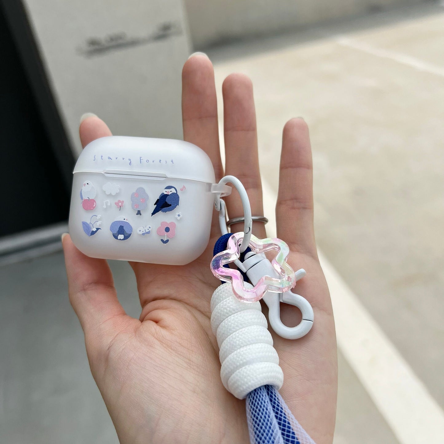Blue Birds Case for AirPods