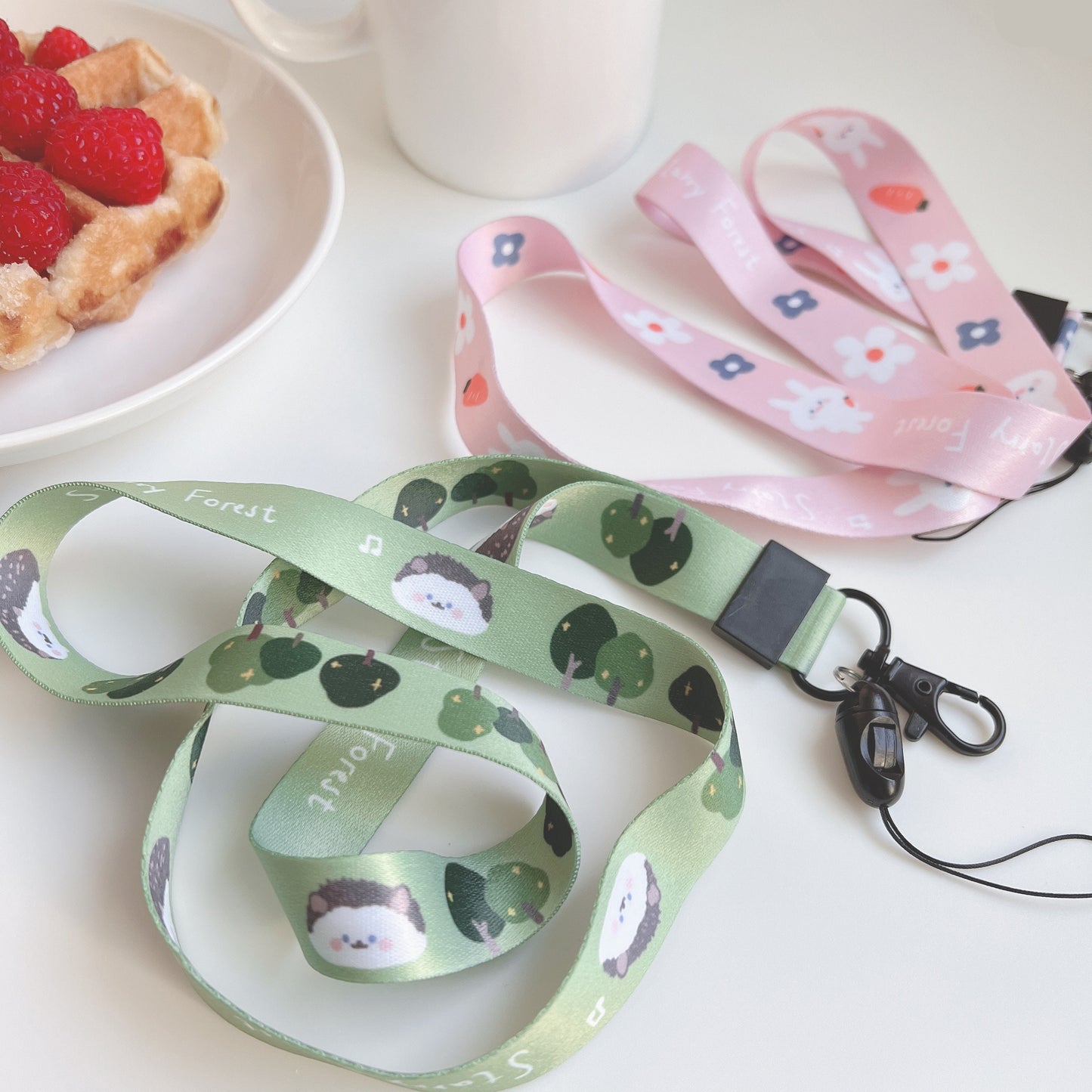 Rabbit Hedgehog Lanyard